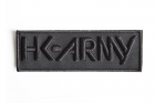 Fabric patch Large TypeFace Black HK Army