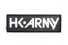 Fabric patch Large TypeFace White HK Army