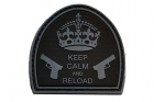 Keep Calm And Reload Patch Black GFC