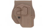 CQC Battle Style Tan rigid right-hand holster for Hi-CAPA Laylax