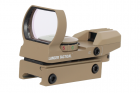 Red Dot Reflex Sight 4 reticles Tan Lancer Tactical