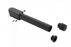 Outer Barrel 2 Way Non-recoil Black for Glock 17 Marui Nine Ball