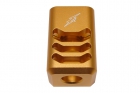 Compensator 2 Cut A Style CNC Gold Glock Marui WIITECH