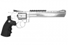 Revolver 703 8inch Silver Black Grip Gun Heaven CO2