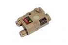 AN / PEQ 15 Battery Case laser red Desert G&G Armament