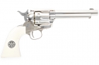 Revolver SAA. 45 Nickel Pearl Cowboy Police Umarex CO2