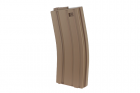 Mid-cap ABS magazine 140 BBs Tan for M4 Specna Arms