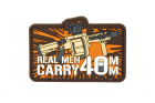 Patch PVC Real Man Carry 40mm GFC