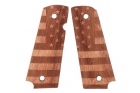 Wooden inserts US Flag for 1911 Swiss Arms
