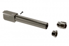Outer Barrel 2 Way Non-recoil Gun Metal for Glock 19 Marui Nine Ball