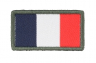 High-visibility embroidered French flag patch A10 Equipment