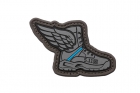 Patch PVC Limited WINGED BOOTS GREY BLUE 5.11