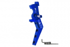 CNC SPEED aluminium trigger for M4 Style A Blue Maxx Model