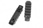 Dytac black polymer keymod 2-track 5-slot kit