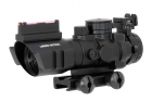 Lancer Tactical 4x32 red / green / blue black rifle scope
