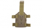 Tan thigh plate compatible with Amomax / Cytac WOSPORT