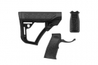 Stock grip combo kit Black Daniel Defense