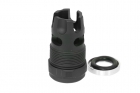 FHR Comp Type 3 flame cover black 14mm CCW MAC Airsoft
