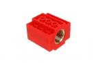 Block Hider Red 14mm CCW Laylax