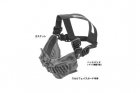 Skull Face Guard Black Laylax