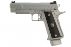 Hi-capa 4.3 Salient Arms 2011 DS Silver EMG (AW Custom) Gas
