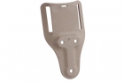 Drop belt short fixed tan for universal rigid holster WOSPORT