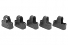 Set of 5 black M4 Quick Pull magazine extractors WOSPORT