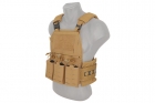 Plate Carrier V5 Tactical Vest Coyote Brown WOSPORT