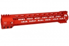 CNC handguard M4/AR15 Ver.2 13  Red Mancraft