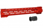 CNC handguard M4/AR15 Ver.2 13  Red Mancraft