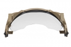 Tactical visor for FAST / Maritime Tan WOSPORT helmets