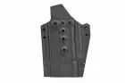 Lightweight Kydex type holster for Glock type + X-400 lamp black WOSPORT