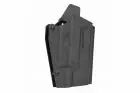 Lightweight Kydex type holster for Glock type + X-400 lamp black WOSPORT