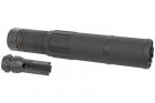 Dummy Silencer CGS QD 14mm CCW Black with flame arrestor Airsoft Artisan