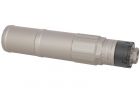 Dummy silencer CGS QD 14mm CCW Grey with flame arrestor Airsoft Artisan