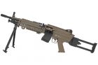 Replica FN Herstal M249 Para Nylon Fibre Electronic Trigger Tan AEG