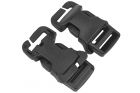 Set of 2 Clip Buckle Quick Attach QASM Black WOSPORT