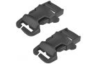 Set of 2 Clip Buckle Quick Attach QASM Black WOSPORT