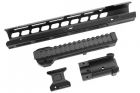 SLR M-Lok Extended Light 11.2  handguard for AKM Marui GBBR DYTAC