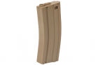 Mid-cap ABS 120 ball magazine Tan for M4 Specna Arms