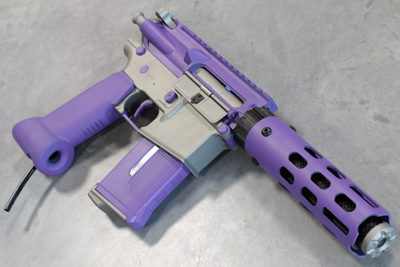 Replica Speed CQB Purple/Titanium Cerakote HPA Custom