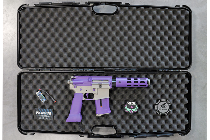 Replica Speed CQB Purple/Titanium Cerakote HPA Custom