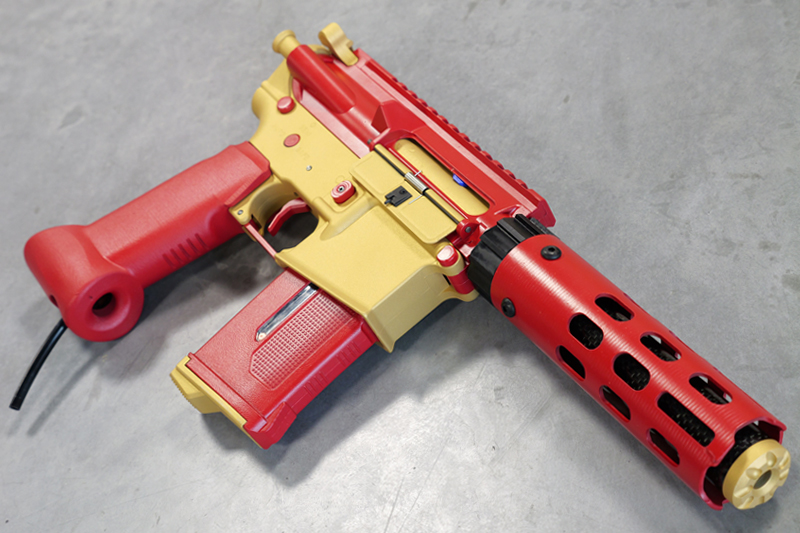 Speed CQB Red/Gold Cerakote HPA Custom Replica