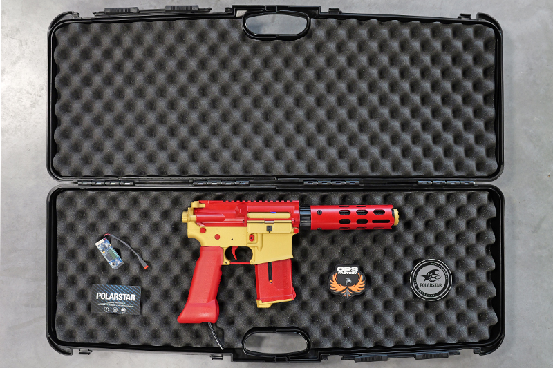 Speed CQB Red/Gold Cerakote HPA Custom Replica