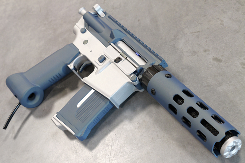 Speed CQB Blue/Alu Cerakote HPA Custom Replica