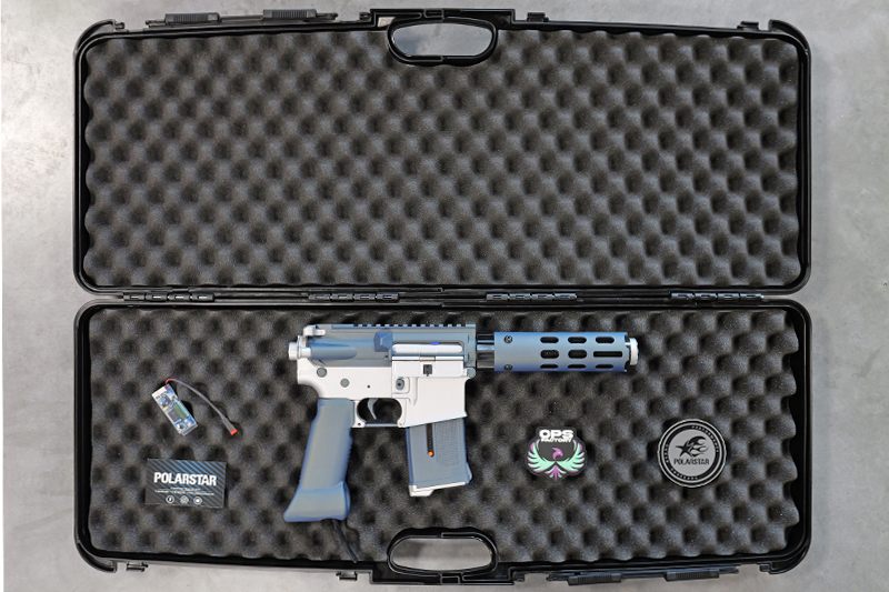 Speed CQB Blue/Alu Cerakote HPA Custom Replica