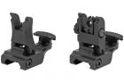 Flip Up Iron Sight Double Bell front and rear sights