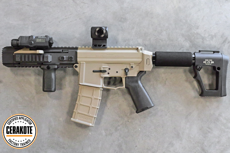 Replica GHK G5 GBBR CQB Dual Cerakote Custom