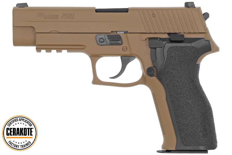 SIG SAUER P226 E2 Troy Tan Tokyo Marui Gaz Cerakote