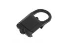 Black Double Bell Picatinny sling rail strap attachment